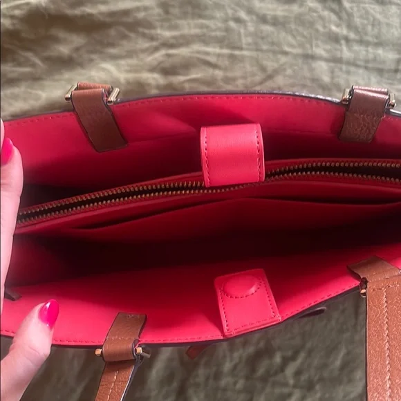 Kate Spade Brown Leather Tote Bag - Picture 3 of 6